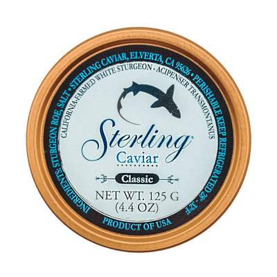 Best Classic White Sturgeon Caviar - Sterling Caviar