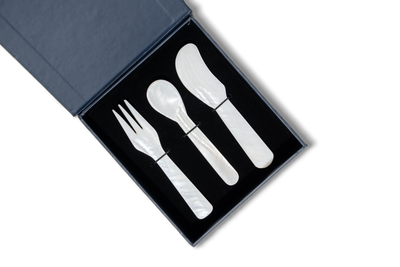 Mother-of-Pearl Caviar Utensils, Set of 3