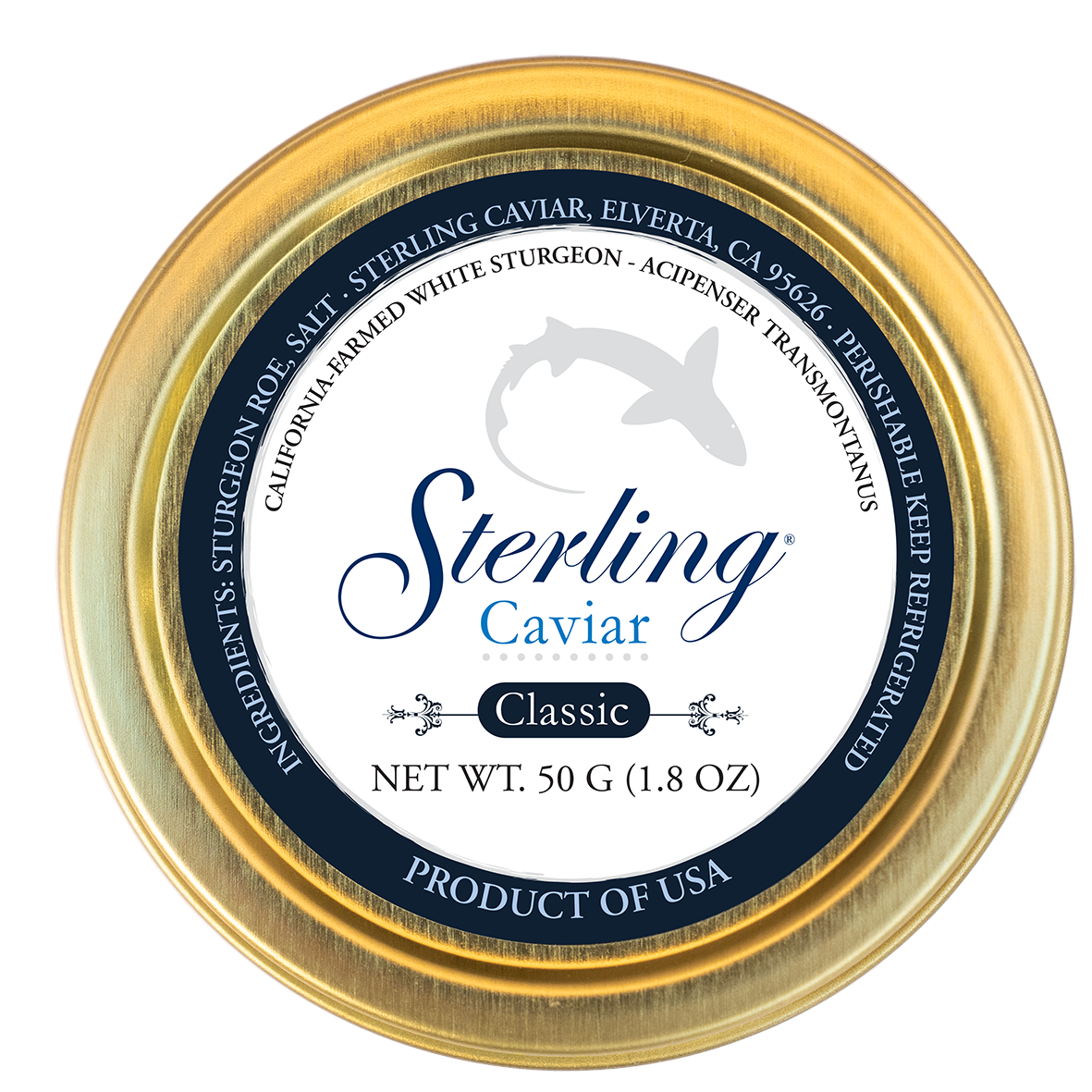Classic Caviar (White Sturgeon) - Sterling Caviar